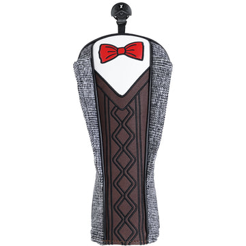 Brown Suit Tie Driver Head Cover